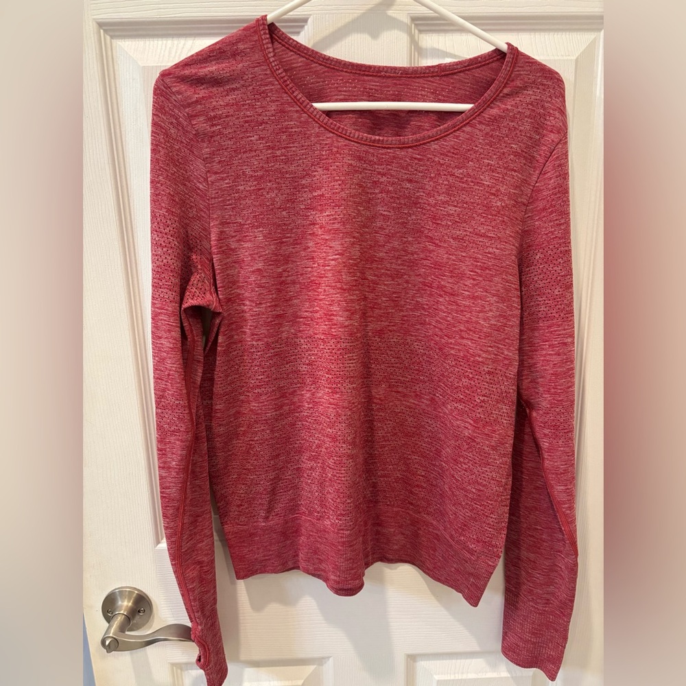 Lululemon Athletica Red Long Sleeve